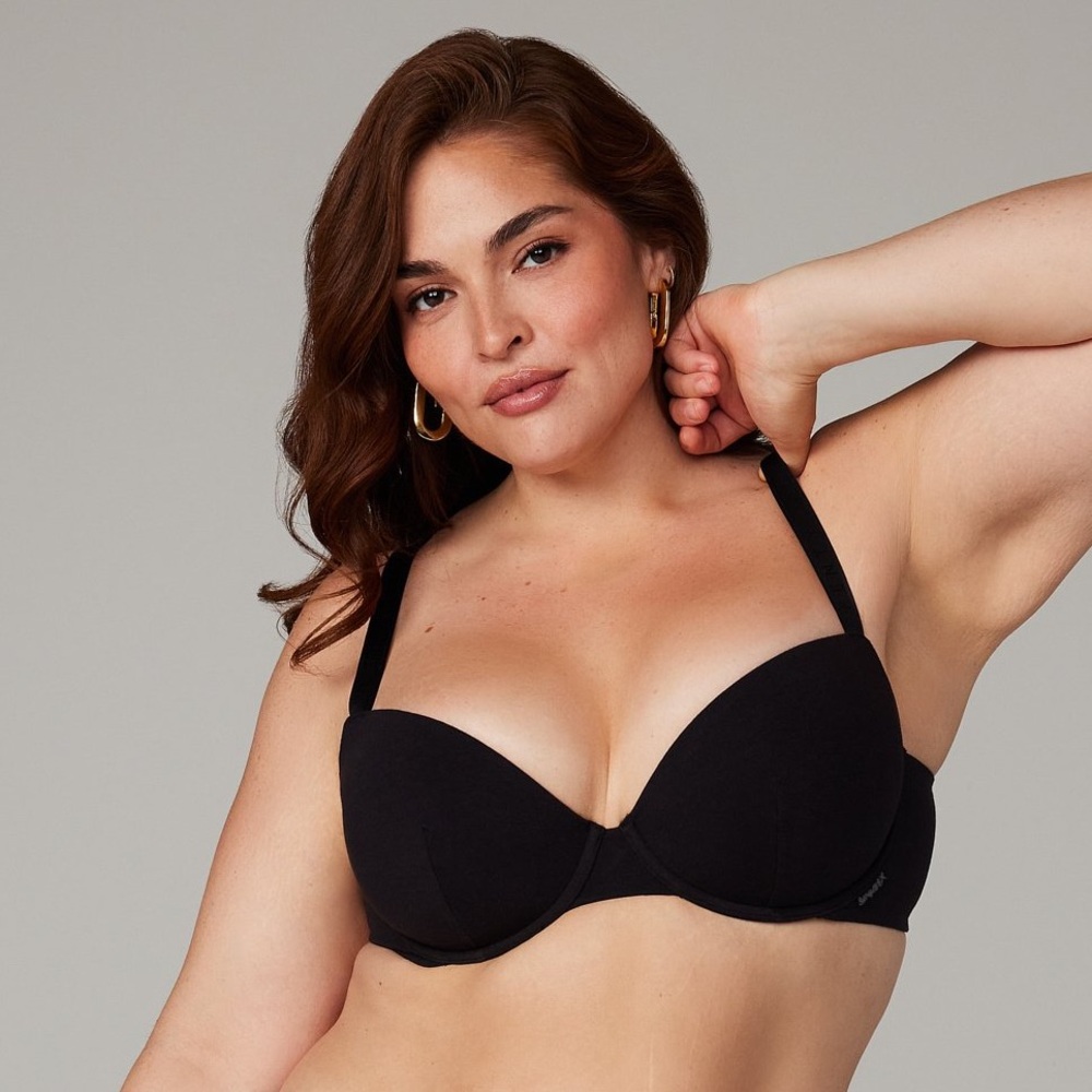 Savage X Fenty Black T-Shirt Bra Size 44D Worn Once